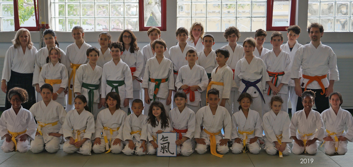 Aikido Balerna bambini foto di gruppo 2019